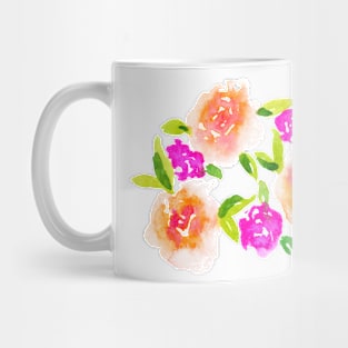 Watercolor Flower Cluster Mug